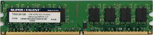 SUPER TALENT 1GB 240-Pin DDR2 SDRAM DDR2 533 (PC2 4300) System Memory Model T533UB1GB