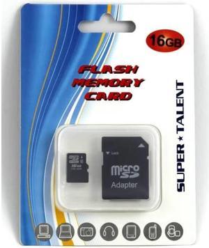 16Gb Micro Sdhc Memory Card W/ Adapter,