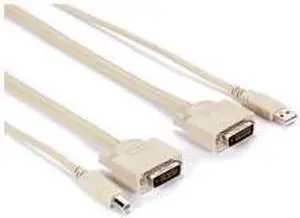 Black Box EHN900025U-0015 DT-Series KVM CPU Cable - DVI-D, USB, Cable - 25-ft.