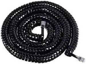 GCHA444025-FBK / 25' BLACK Handset Cord GCHA444025-FBK / 25' BLACK Handset Cord