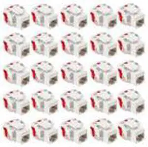 ICC - IC107L6CWH - Module, CAT 6, EZ, 25 PK, White