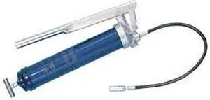 LINCOLN INDUSTRIAL 1147 Lever Grease Gun Handle, Flex Hose, 28 Strokes per oz.,