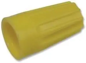 IDEAL 30-074 Twist-On Wire Connector, 12 AWG Max, Yellow, Thermoplastic