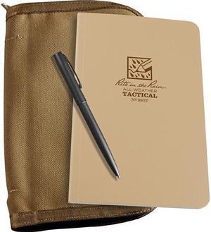 Rite in the Rain 980T-KIT Tan Cordura 4.63" x 7.25" All Weather Field Kit