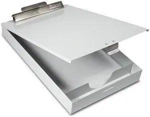 Saunders Portable Storage Clipboard, Letter, Silver