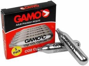 Gamo 621247054 Airgun CO2 12 Gram Cylinders Industry Standard Cartridge (5 Pack)
