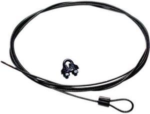 10 FOOT CABLE & CLAMP - BLACK