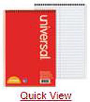 Universal Steno Pads, Gregg Rule, Red Cover, 80 White 6 X 9 Sheets 96920
