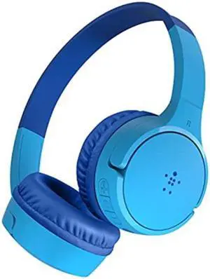 Belkin SoundForm Mini Kids Wireless Headphones Blue AUD001btBLCS