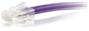 C2G 04223 15ft Cat6 Non-Booted Unshielded (UTP) Network Patch Cable - Purple - Category 6 for Network Device - RJ-45 Male - RJ-45 Male - 15ft - Purple