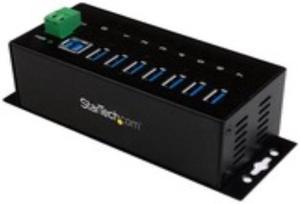 StarTech.com ST7300USBME 7 Port Industrial USB 3.0 Hub - with ESD Protection - Mountable - USB 3 Hub - USB Extender - Powered USB 3.0 Hub - USB Splitter