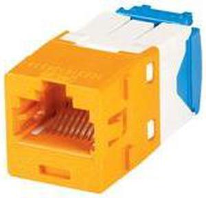 Panduit CJ6X88TGOR Mini-Com TX6 10 Gig Cat6a Jack Module, Orang