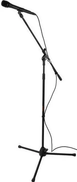 Auray MS-5230F Tripod Microphone Stand with Fixed Boom