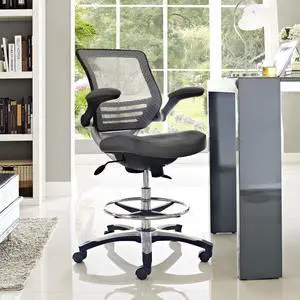 Edge Drafting Chair in Gray