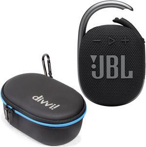 JBL Clip 4 Bluetooth Speaker and divvi Case Kit - Black