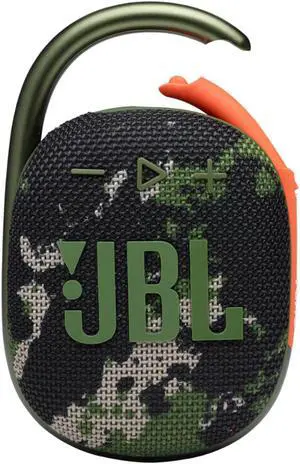 JBL Clip 4 Bluetooth Speaker and divvi Case Kit - Camouflage