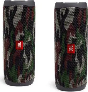 JBL Flip 5 Lightweight Portable Waterproof Bluetooth Speakers - Pair