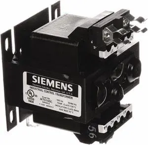 SIEMENS MT0100C Control Transformer, 100 VA, 24V AC, 120/240V AC