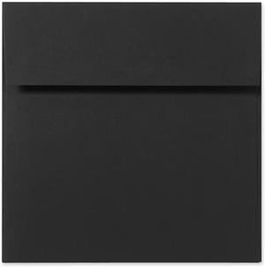 LUX 6 1/2 x 6 1/2 Square Envelopes 50/Box Midnight Black (F-8535-B-50)