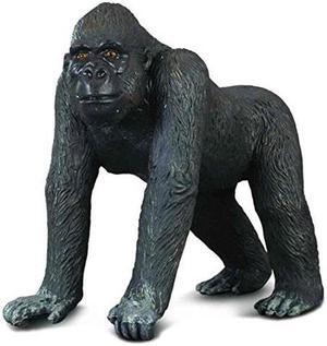 collecta wildlife western gorilla adult toy figure  authentic hand painted model