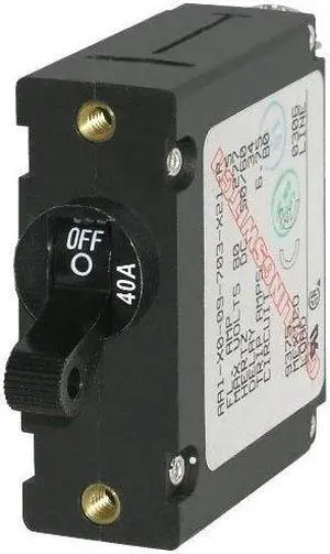 Blue Sea 7224 AC / DC Single Pole Magnetic World Circuit Breaker  -  4... [7224]