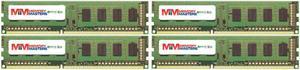 16GB (4x4GB) DDR3-1600MHz PC3-12800 NON-ECC UDIMM 2Rx8 Desktop Memory Module