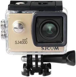 SJCAM SJ4000 WiFi Action Camera 1080P 2.0 inch Screen HD Diving 30M Waterproof Mini Camcorder - Golden