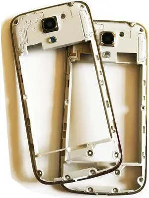Middle Chassis Plate Bezel Housing Frame Bezel Housing With Power Volume Button For Samsung Galaxy S4 Mini I9190