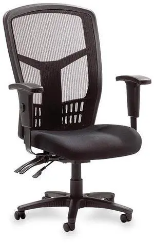Lorell Exec High-Back Chair Mesh 28-1/2"x28-1/2"x45 Black 86200