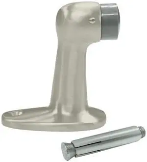 2.88 in. Solid Brass Floor Door Bumper (Antique Nickel)