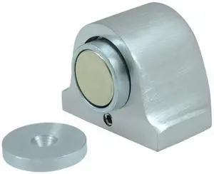 Solid Brass Magnetic Dome Stop (Paint Black)
