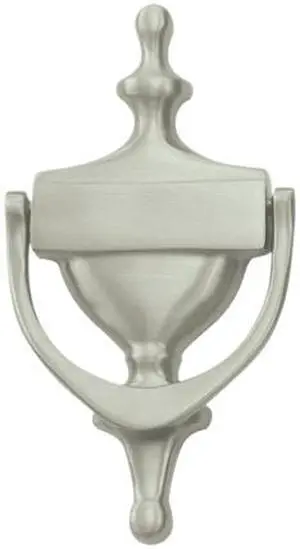 Victorian Solid Brass Door Knocker (Antique Nickel)