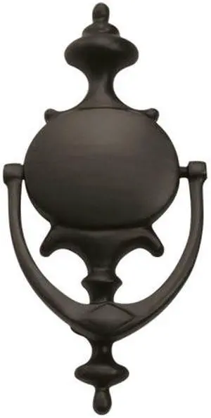 Imperial Solid Brass Door Knocker (Paint Black)