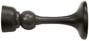 3 in. Solid Brass Magnetic Door Holder (Chrome)