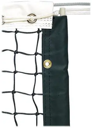Champion Sports T100 Tournament Tennis Net - 3 mm Braided Polyethylene - 42 ft x 3.5 ft