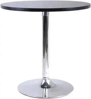 Spectrum 29" Round Dinning Table With Metal Leg By Winsome Wood