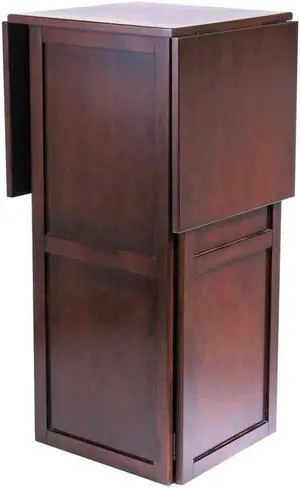 Walnut Newport Wine Bar Expandable Counter