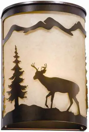 Vaxcel Bryce 8" Wall Sconce Burnished Bronze - WS55408BBZ