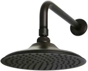 Kingston Brass K136A5CK Victorian 8" Dia. Brass Shower Head with 12" Shower Arm