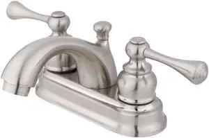 Kingston Brass KB3608BL Two Handle 4" Centerset Lavatory Faucet with Retail Pop-