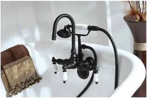 Kingston Brass Cc9T5 Clawfoot Tub Filler With Hand Shower - Oil Rubbed Bronze Finish