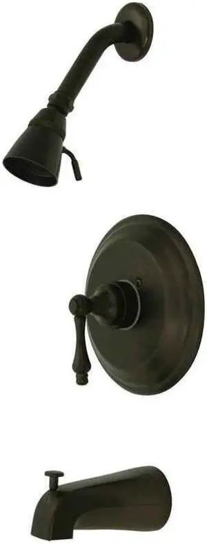 RESTORATION TUB/SHOWER FAUCET ORB, METAL LEVER-Oil Rubbed Bronze Finish