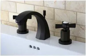 Kingston Brass KS4985ZX Kingston Brass Millennium Widespread Lavatory Faucet, Oil Rubbed Bronze