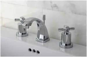 Kingston Brass Millennium Mini Widespread Lavatory Faucet in Polished Chrome by Kingston Brass