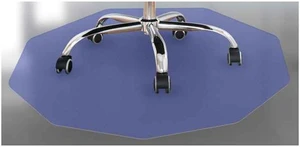 9Mat® Polycarbonate 9-Sided Blue Gaming Chair Mat for Hard Floors - 38" x 39" FC121001009RBL 9Mat® Polycarbonate 9-Sided Blue Gaming Chair Mat for Hard Floors - 38" x 39" FC121001009RBL