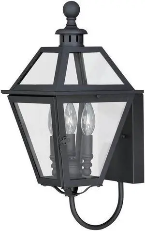 Vaxcel Nottingham 9" Outdoor Wall Light, Textured Black - T0079