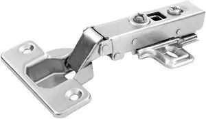 Steel Door Catch in Polished Nickel - Set of 2