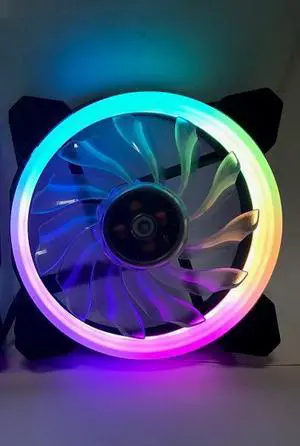 EPOWER 120mm Quiet RGB LED PWM Single Fan For Expanding EPOWER RGB Fan Set