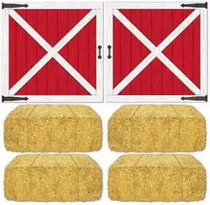 Barn Loft Door and Hay Bale Props Add-Ons