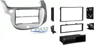 Metra 99-7877S Single or Double DIN Installation Dash Kit for 2009-up Honda Fit